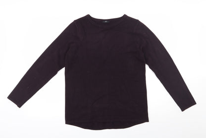 Womens UK Size 14 M&Co Purple Pullover Jumper