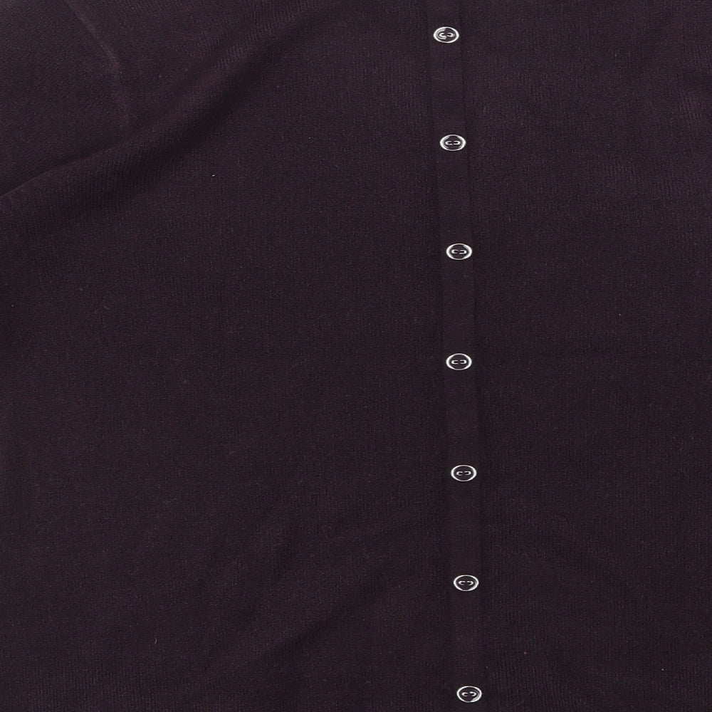 Womens UK Size 14 M&Co Purple Pullover Jumper
