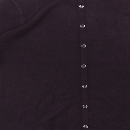 Womens UK Size 14 M&Co Purple Pullover Jumper