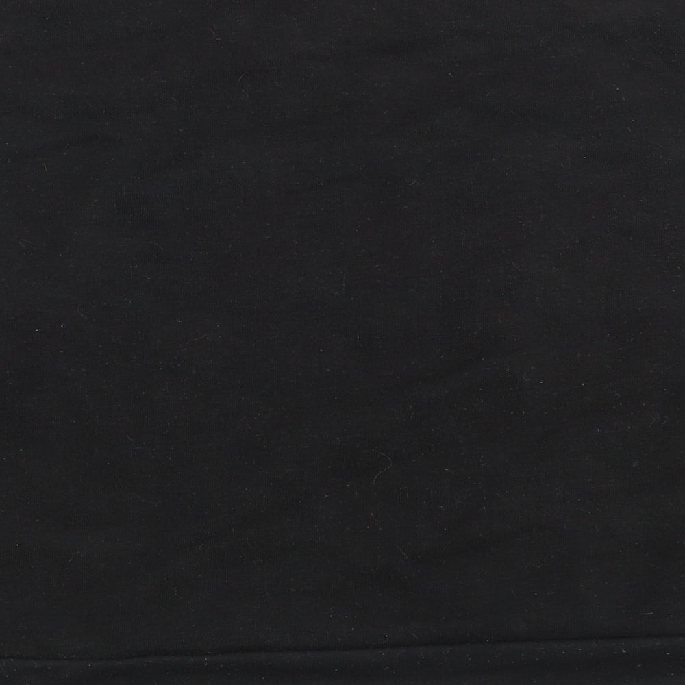 New Look Girls Black  Cotton Pullover Sweatshirt Size 12-13 Years   - Central Perk