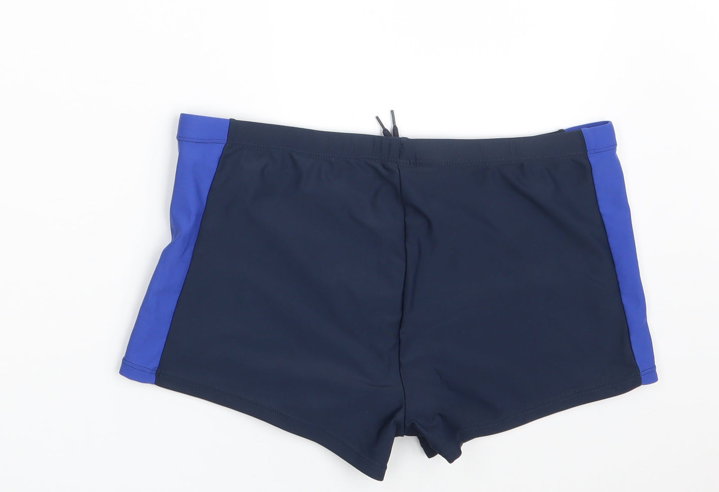 Dunnes Stores Womens Blue  Nylon Sweat Shorts Size M  Slim  - Swimwear