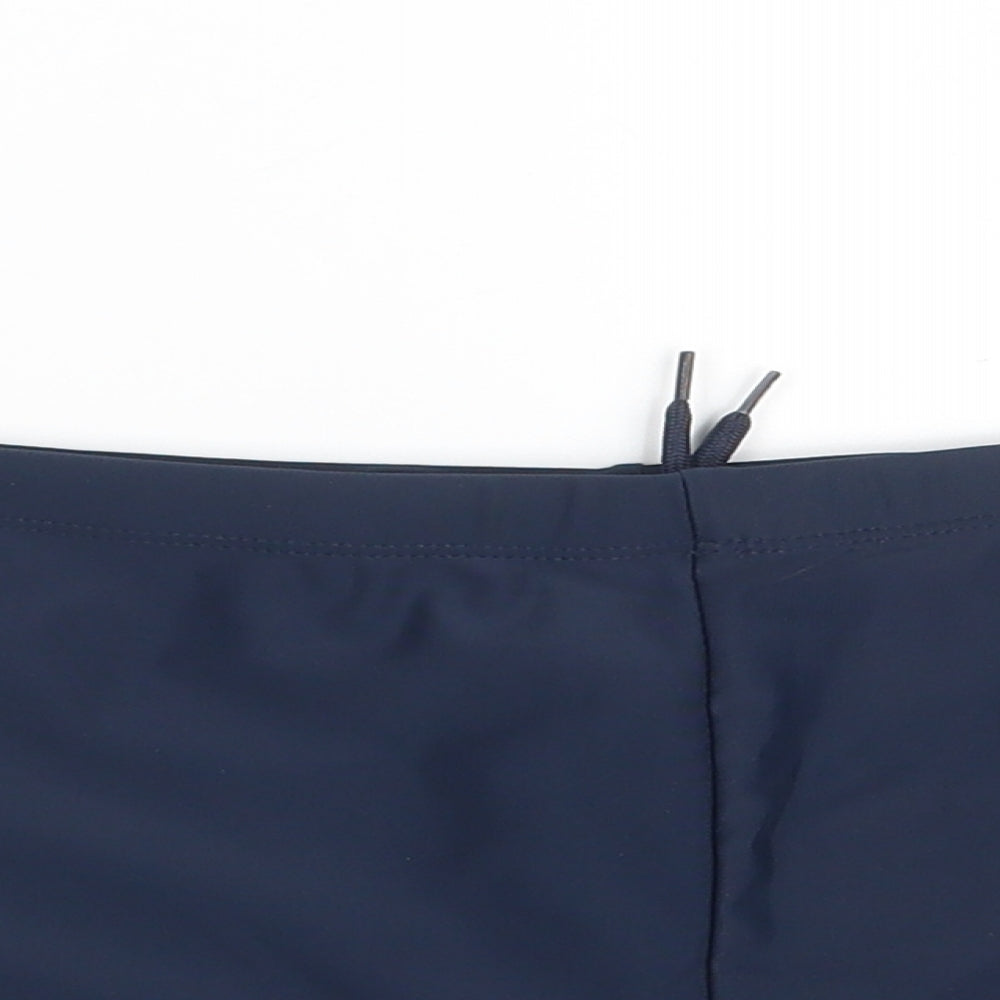 Dunnes Stores Womens Blue  Nylon Sweat Shorts Size M  Slim  - Swimwear