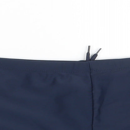 Dunnes Stores Womens Blue  Nylon Sweat Shorts Size M  Slim  - Swimwear