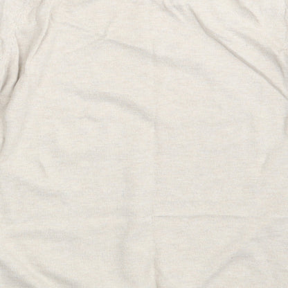 Womens UK Size 14 Marks and Spencer Beige Pullover Jumper
