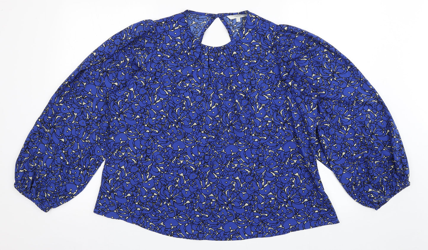 Womens UK Size S NEXT Blue Basic Blouse