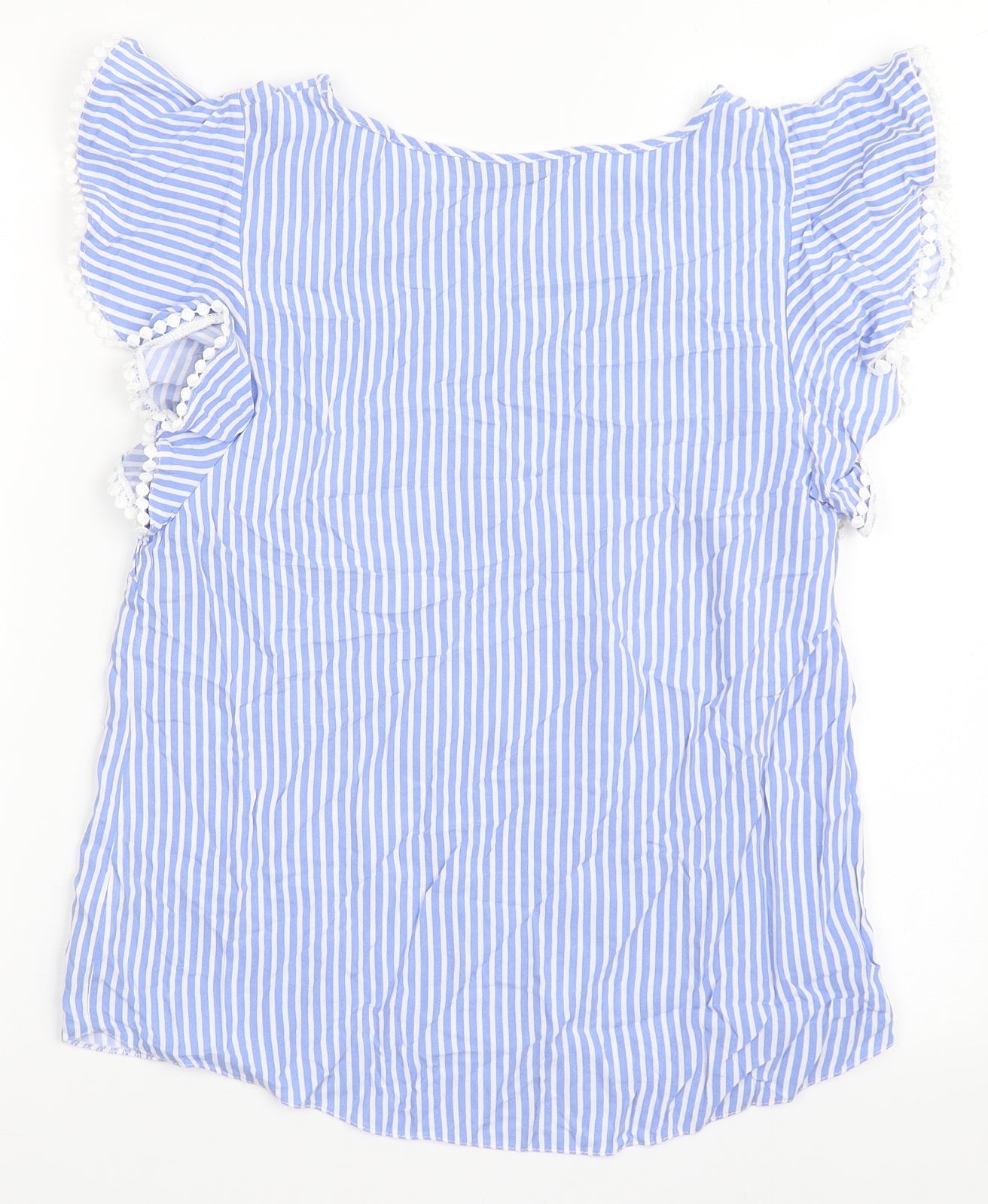 Womens UK Size 10 Dunnes Stores Blue Basic Blouse