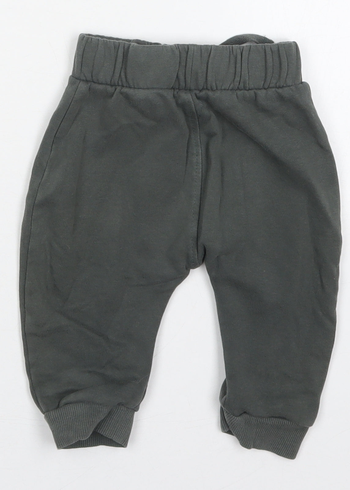 George Boys Grey  Cotton Sweatpants Trousers Size 9-12 Months  Drawstring