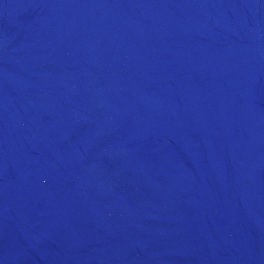 Dunnes Mens Blue  Cotton  T-Shirt Size M Crew Neck  - Snowman i'm Having a Meltdown