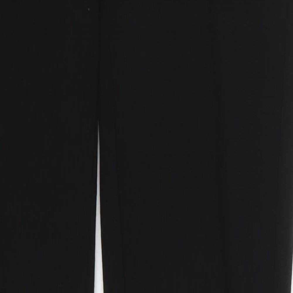 Denim Co Womens Black  Polyester Trousers  Size 8 L29 in Regular Button