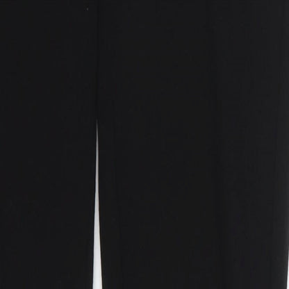 Denim Co Womens Black  Polyester Trousers  Size 8 L29 in Regular Button