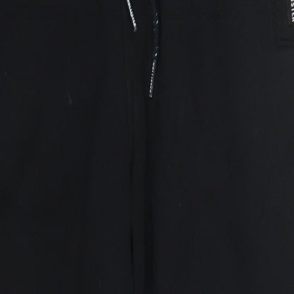 Hollister Mens Black  Cotton Sweatpants Trousers Size XS L27 in Regular Drawstring