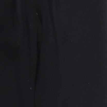 Hollister Mens Black  Cotton Sweatpants Trousers Size XS L27 in Regular Drawstring