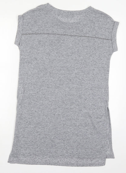 Womens UK Size 10 NEXT Grey Basic T-Shirt