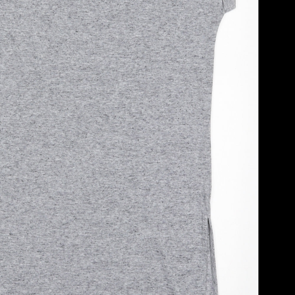 Womens UK Size 10 NEXT Grey Basic T-Shirt