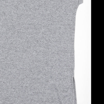 Womens UK Size 10 NEXT Grey Basic T-Shirt