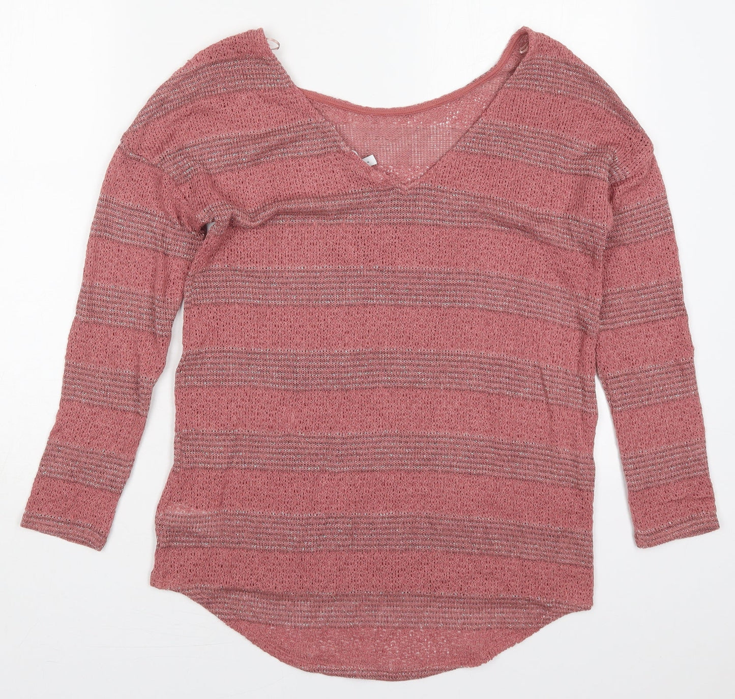 Womens UK Size 8 NEXT Pink Pullover Jumper