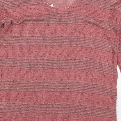 Womens UK Size 8 NEXT Pink Pullover Jumper