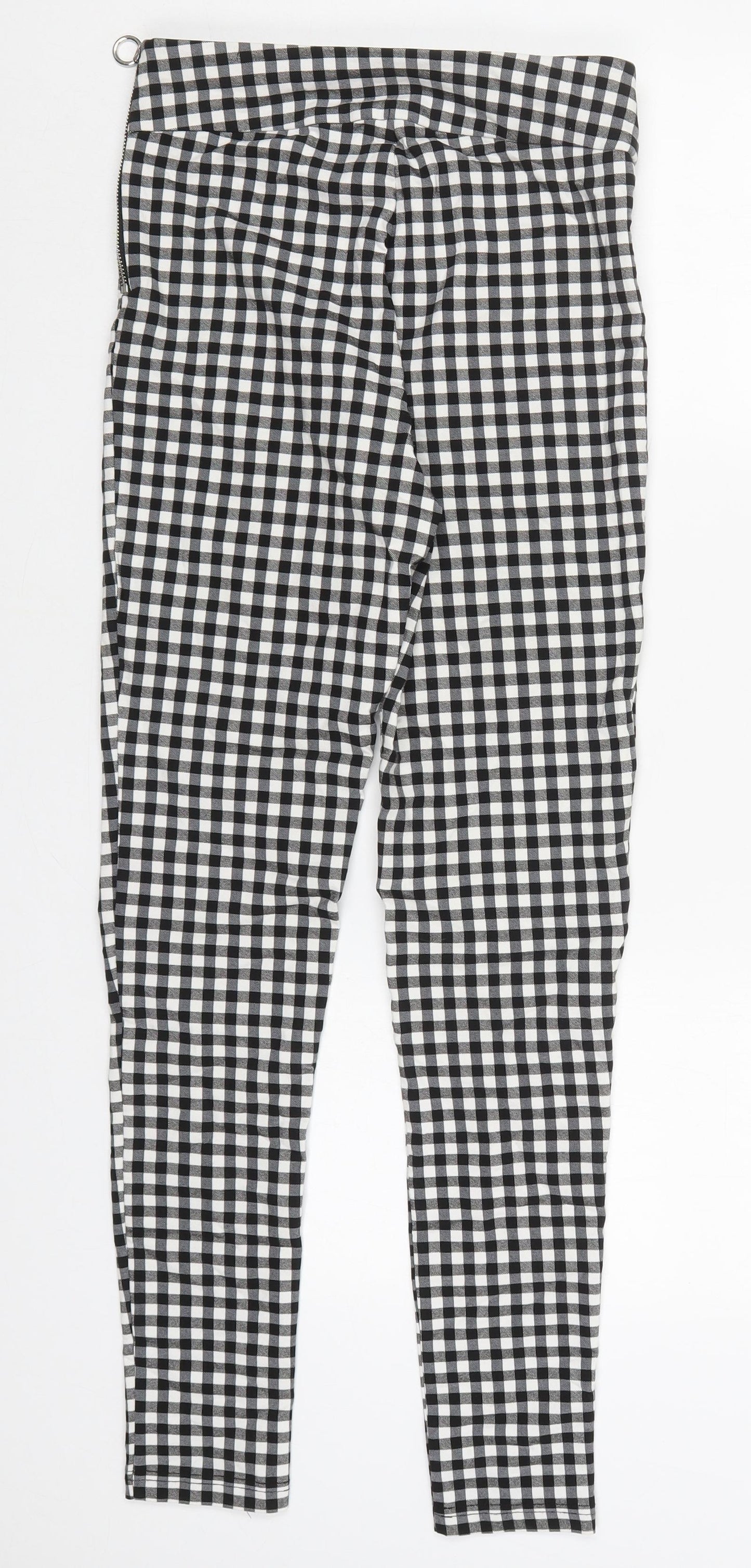 Womens UK Size S Zara Regular Fit  Black Trousers
