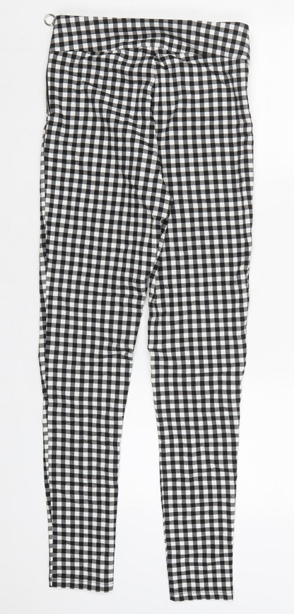 Womens UK Size S Zara Regular Fit  Black Trousers