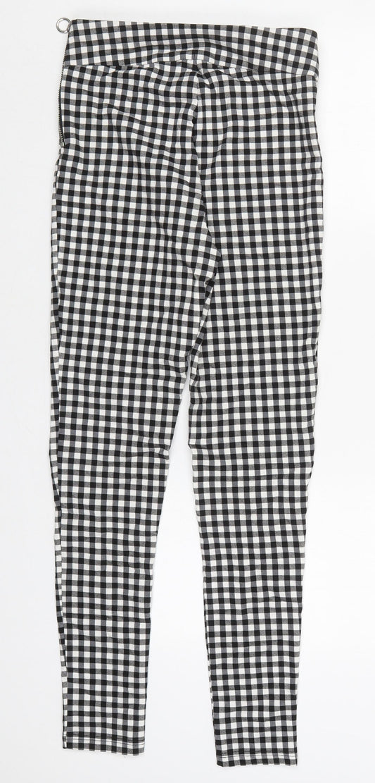 Womens UK Size S Zara Regular Fit  Black Trousers