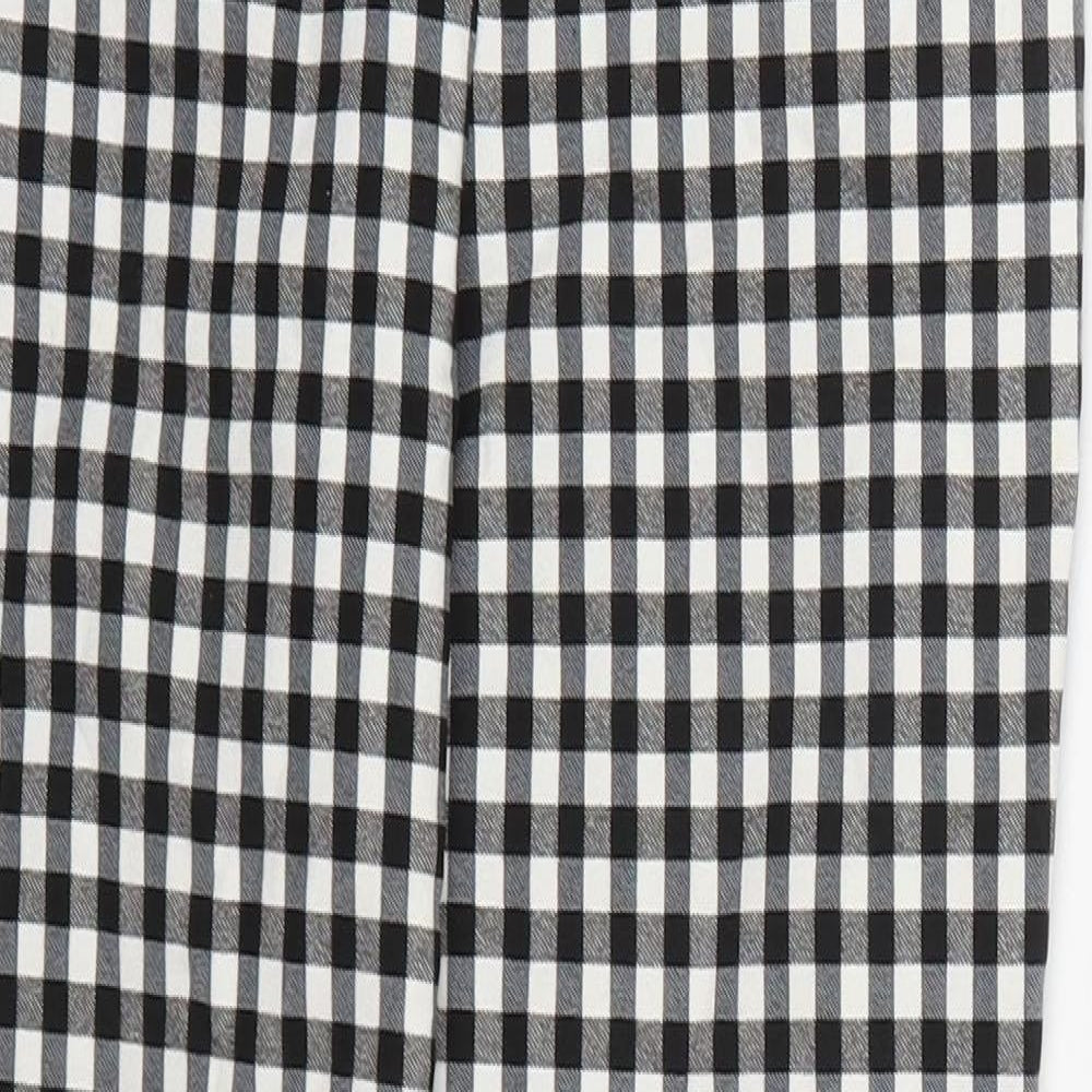 Womens UK Size S Zara Regular Fit  Black Trousers