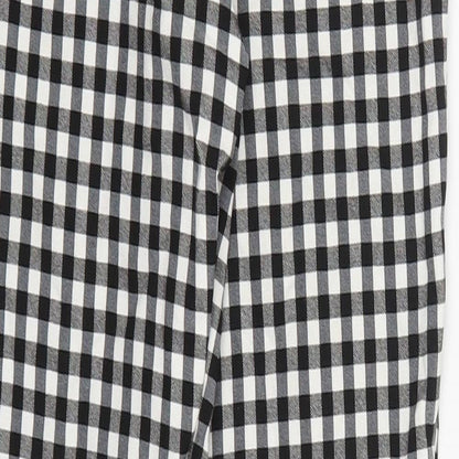 Womens UK Size S Zara Regular Fit  Black Trousers