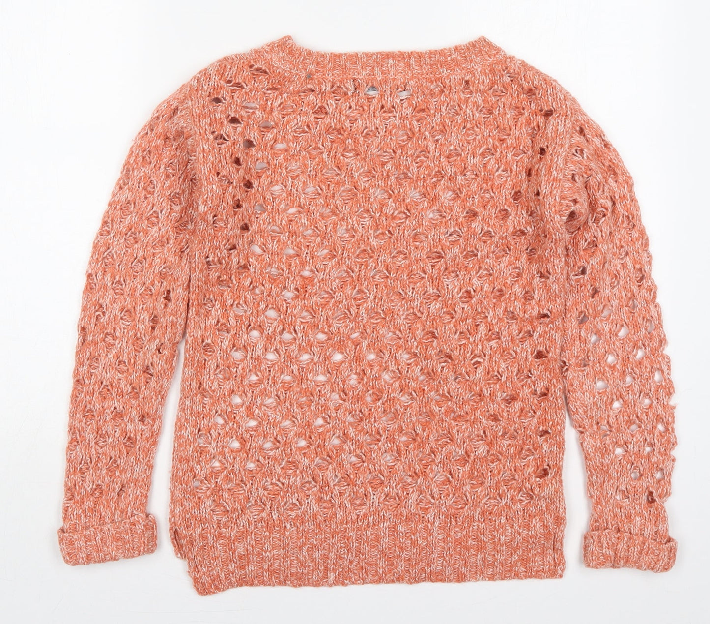 Atmosphere Womens Pink Round Neck  Acrylic Pullover Jumper Size 6