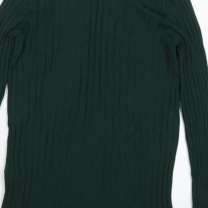 Womens UK Size 8 Marks and Spencer Green Pullover Jumper