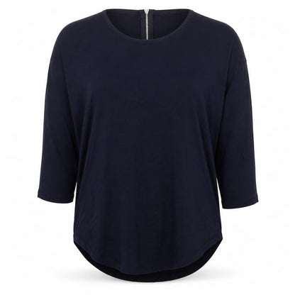 Womens UK Size 12 Select Blue Basic T-Shirt