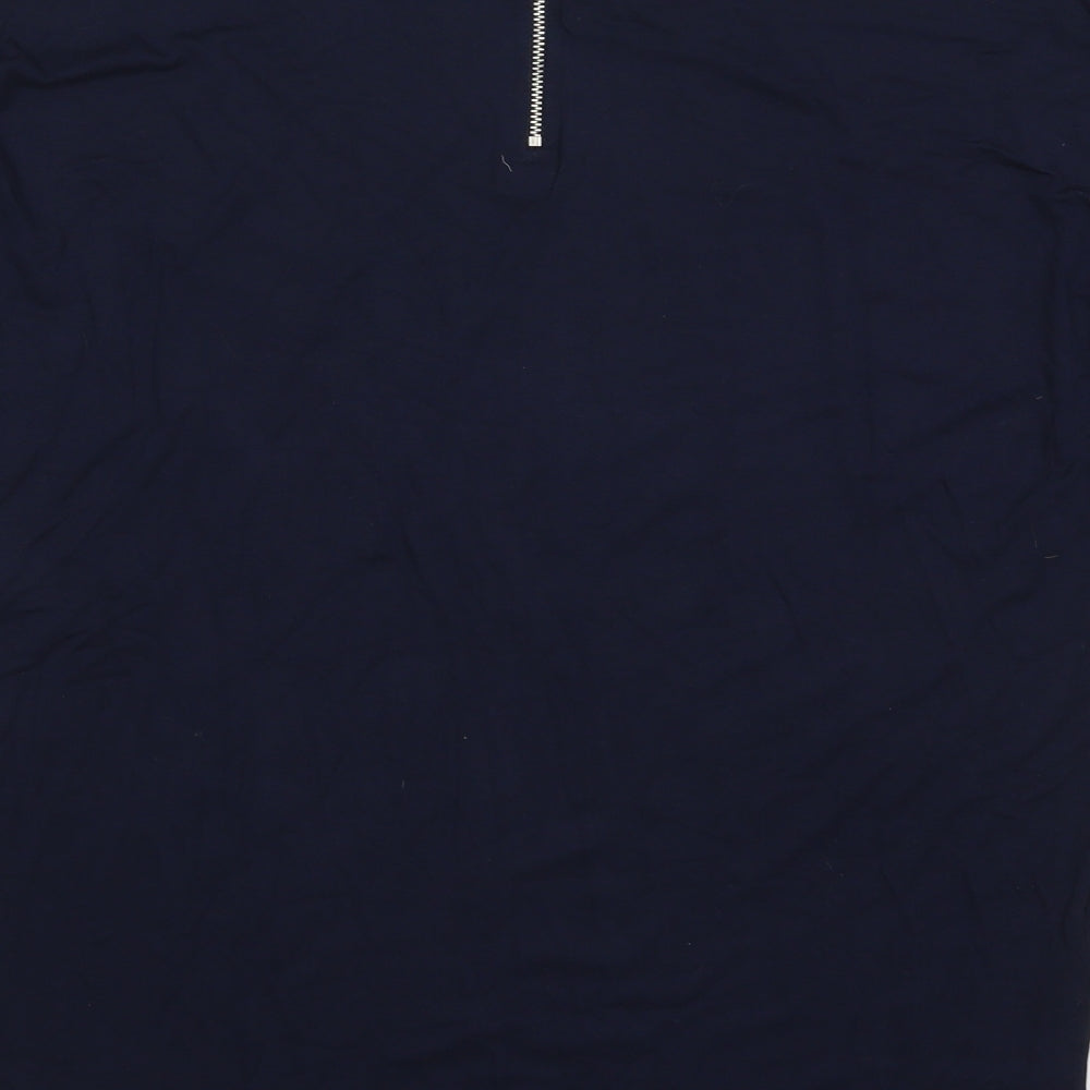 Womens UK Size 12 Select Blue Basic T-Shirt