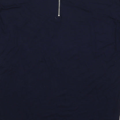 Womens UK Size 12 Select Blue Basic T-Shirt
