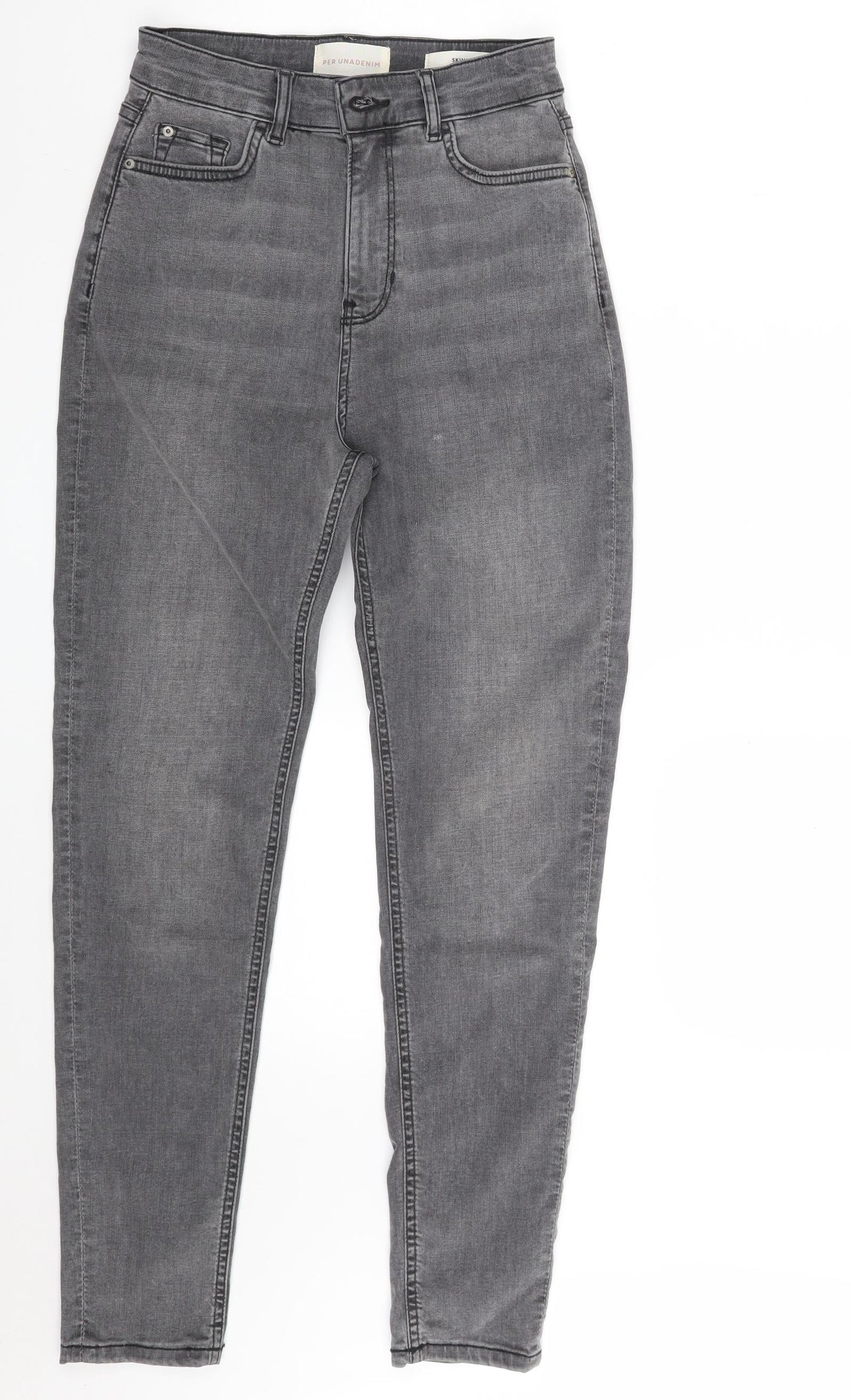 Womens UK Size 8 Marks and Spencer Slim Fit Skinny Grey Jeans