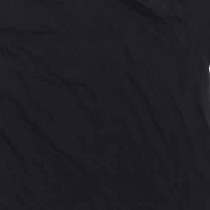 Fruit of the Loom Boys Black  100% Cotton Pullover T-Shirt Size 7-8 Years Round Neck  - Gamer