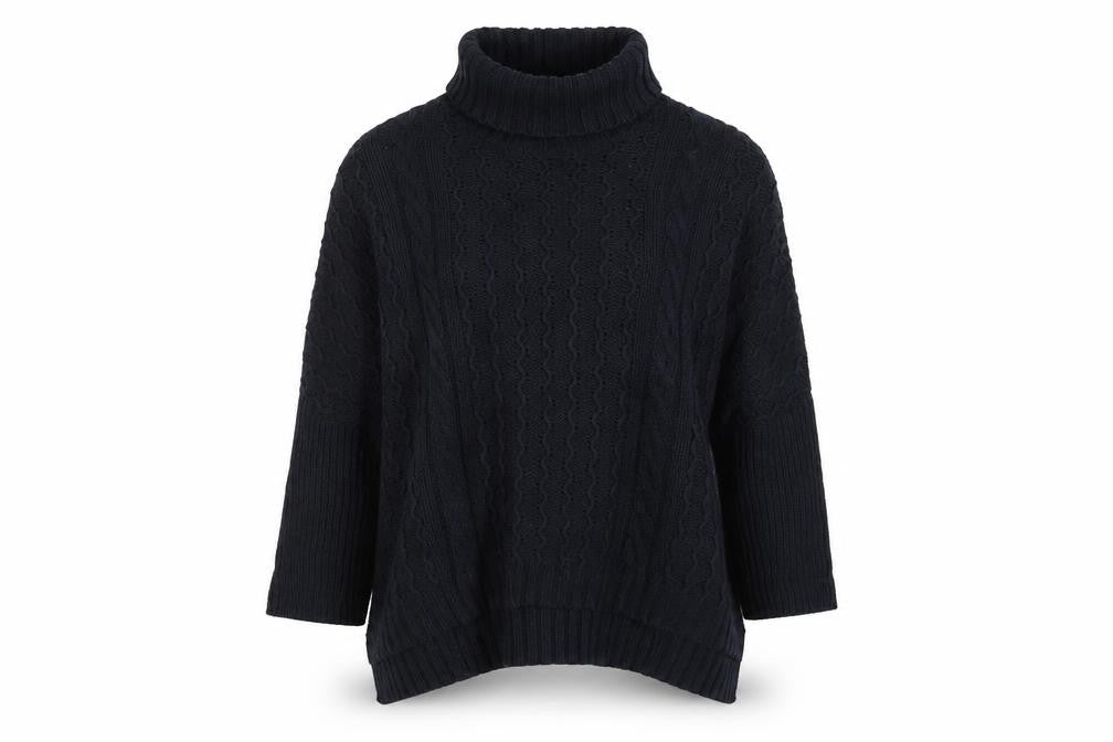 Womens UK Size M Papaya Blue Pullover Jumper