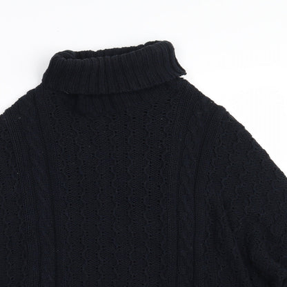 Womens UK Size M Papaya Blue Pullover Jumper