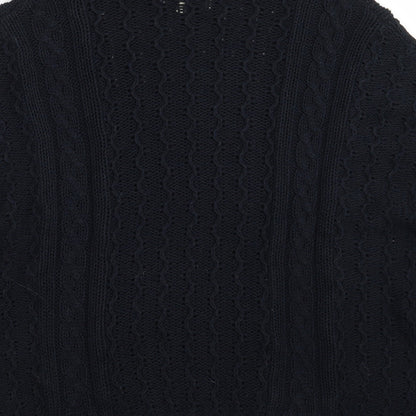 Womens UK Size M Papaya Blue Pullover Jumper