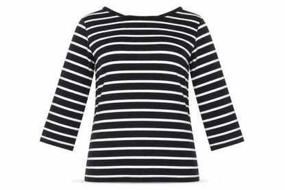 Womens UK Size S Dunnes Stores Black Basic T-Shirt