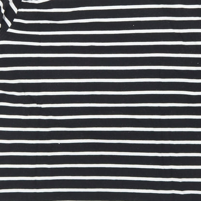 Womens UK Size S Dunnes Stores Black Basic T-Shirt