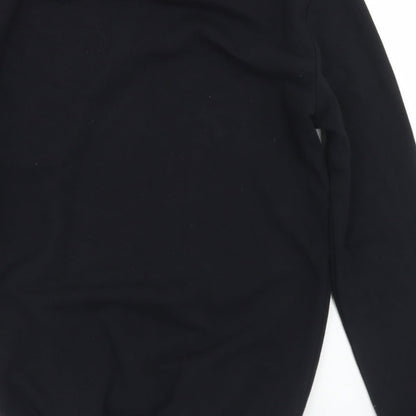 F&F Womens Black  Cotton Pullover Sweatshirt Size S   - Rainbows