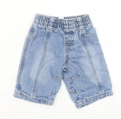 NEXT Boys Grey  Cotton Capri Jeans Size Newborn   - Up to 1 Month