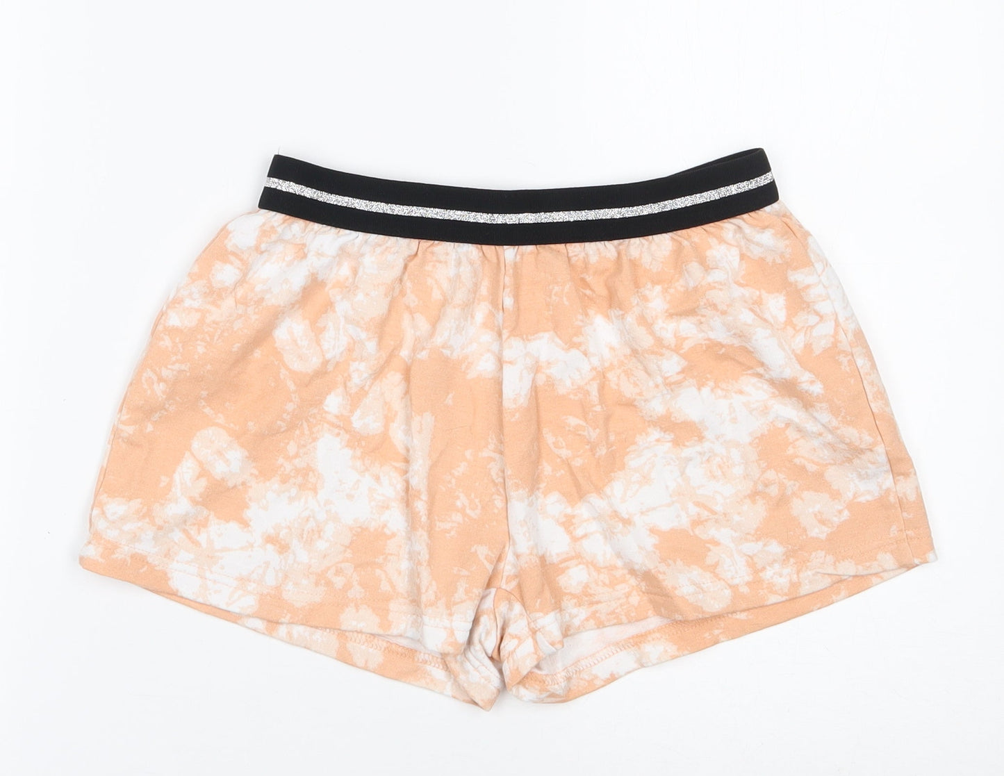 New Look  Girls Orange  Polyester Sweat Shorts Size S  Regular