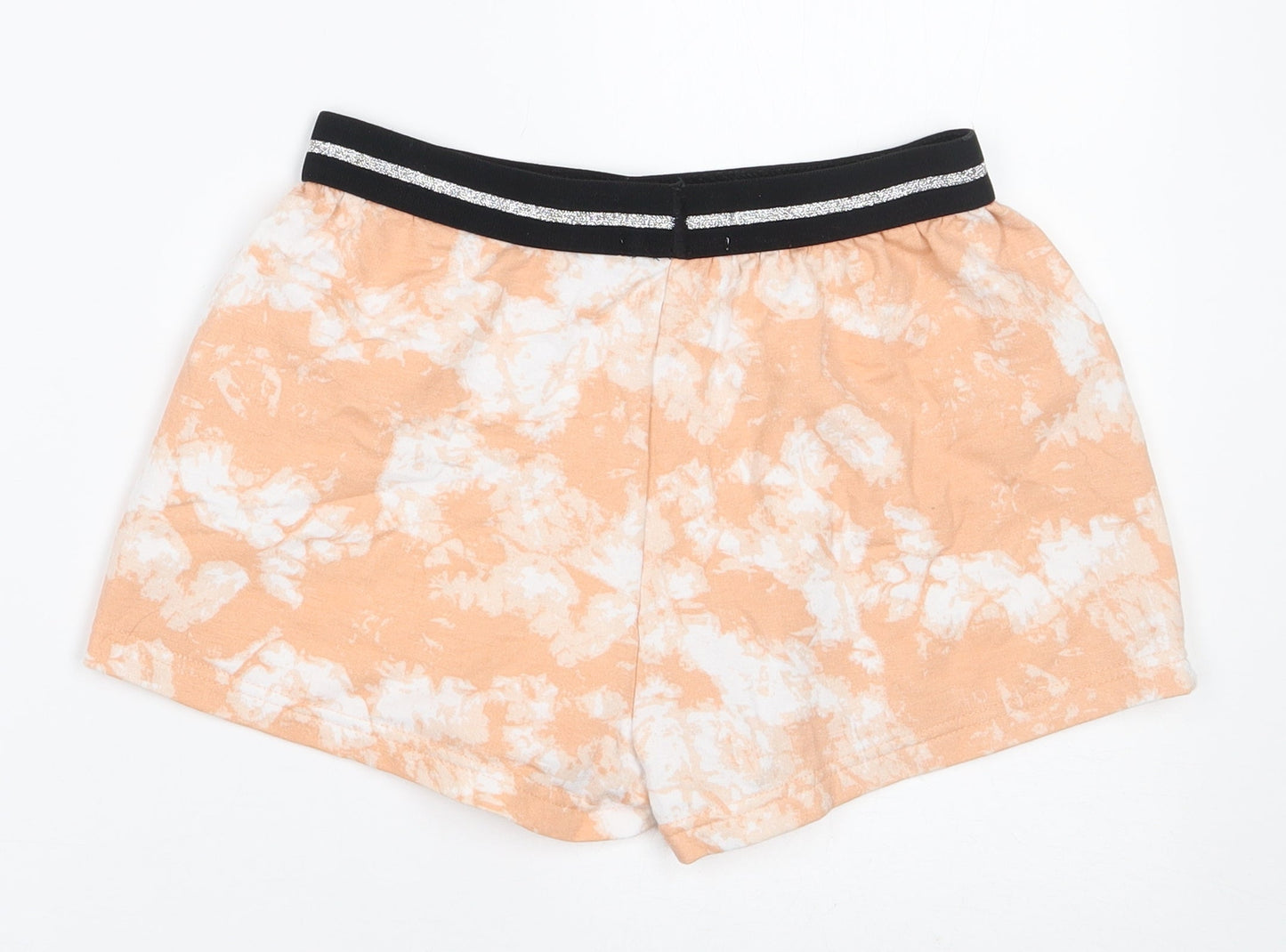 New Look  Girls Orange  Polyester Sweat Shorts Size S  Regular