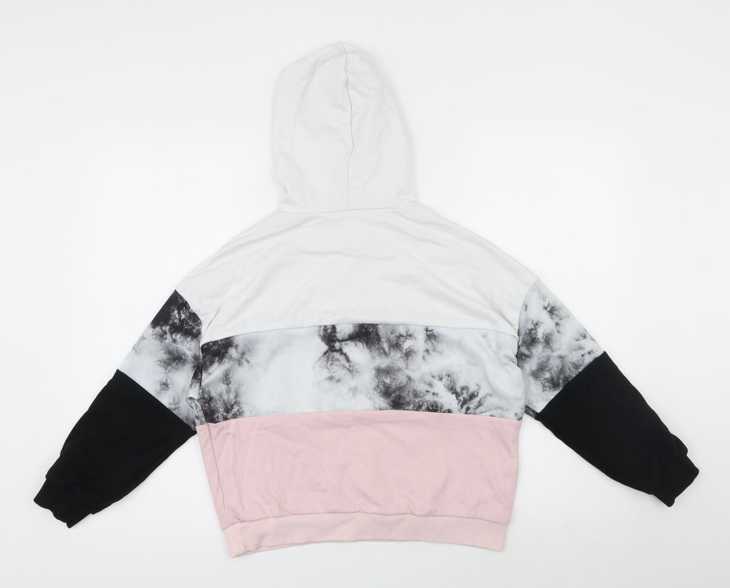 SheIn Girls Multicoloured  Cotton Pullover Hoodie Size 11-12 Years  Pullover