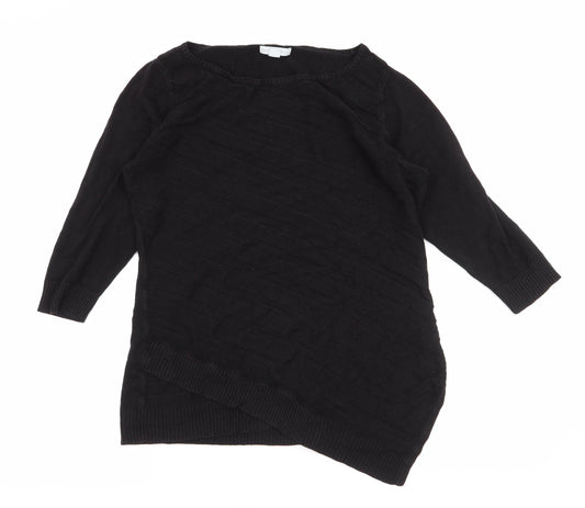 Womens UK Size M New York & Company Black Pullover Jumper