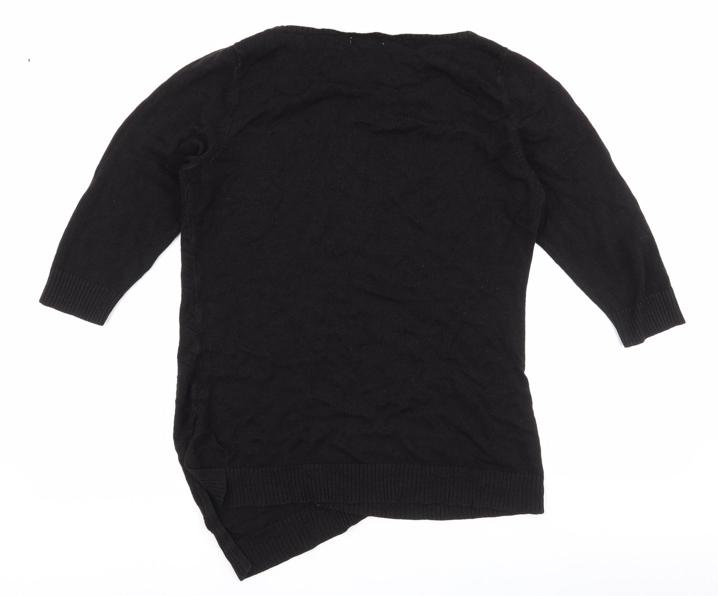Womens UK Size M New York & Company Black Pullover Jumper