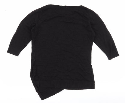 Womens UK Size M New York & Company Black Pullover Jumper