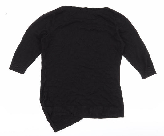 Womens UK Size M New York & Company Black Pullover Jumper