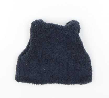 John Lewis  Girls Blue   Gilet Coatigan Size 0-3 Months