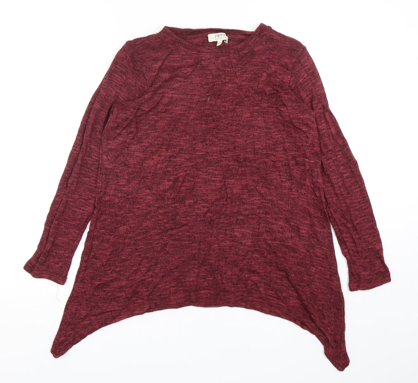 Womens UK Size 12 Papaya Red Pullover Jumper