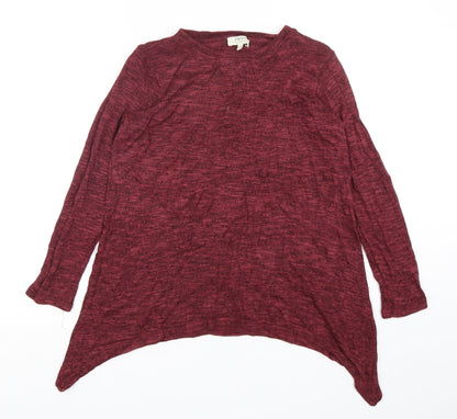 Womens UK Size 12 Papaya Red Pullover Jumper